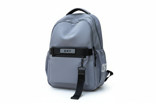 Mochila Escolar Gris Kl 1165 Shine Gris