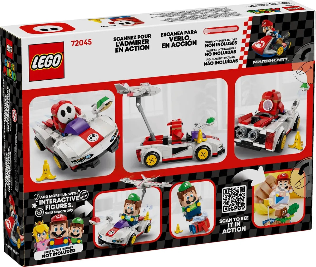 Lego Super Mario Mario Kart Shy Guy Y Bólido P 72045 249
