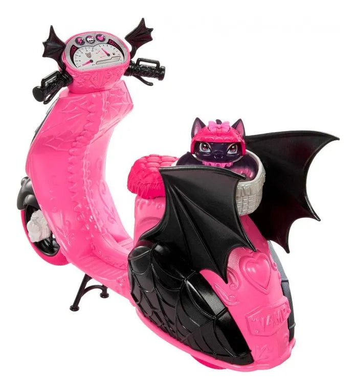 Monster High Muñeca Draculaura Con Scooter Jdr61 Mattel