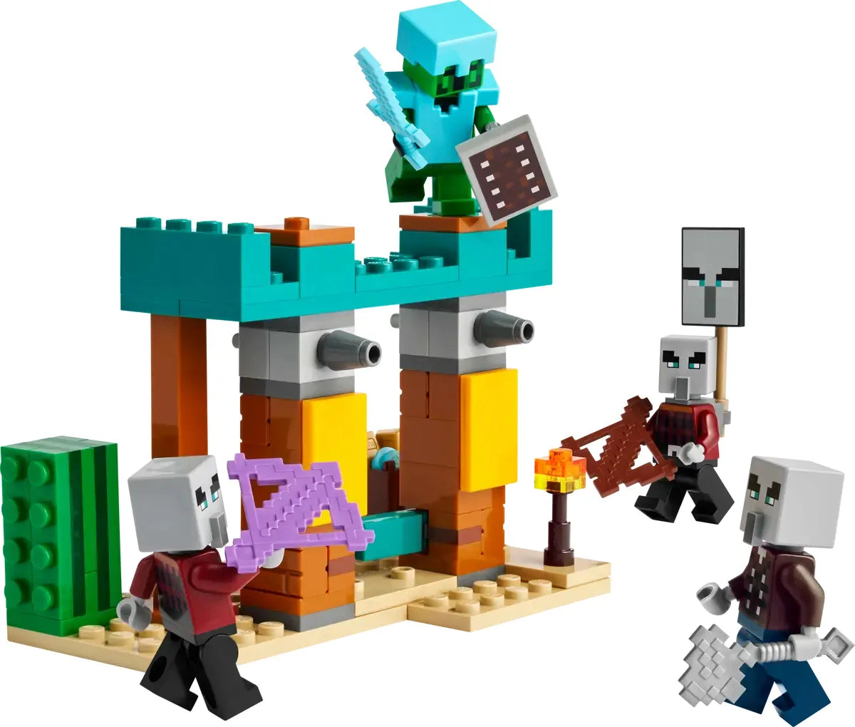 Lego Minecraft Patrulla Del Desierto De Los Maldeanos 21267