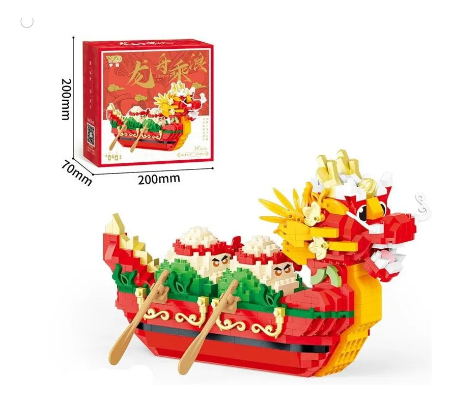 Bloques De Construcción 3d Barco Dragon Yuhao 2997541 Shine 1404