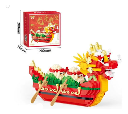 Bloques De Construcción 3d Barco Dragon Yuhao 2997541 Shine 1404