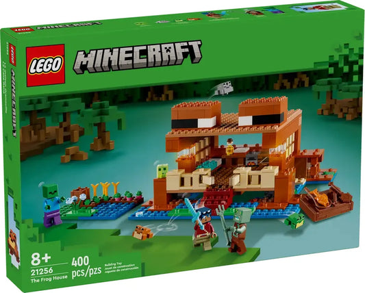 Lego Minecraft La Casa Rana 400 Piezas 21256 400 Minecraft