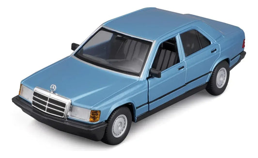 Bburago 1:24 Mercedes-benz E190 1987 Azul/rojo 18-21103
