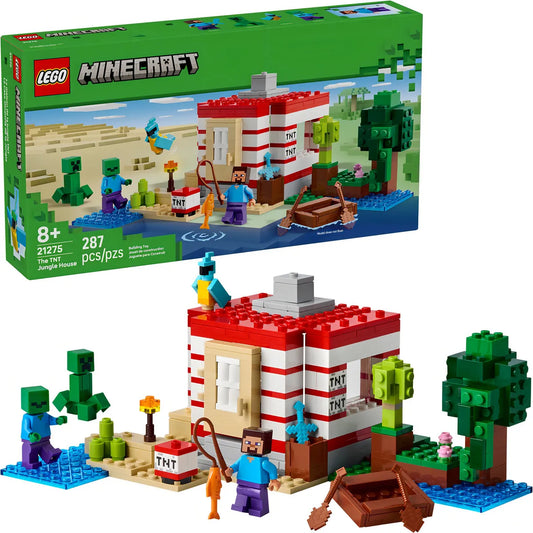 Lego Minecraft Casa De La Jungla Con Tnt 21275 287