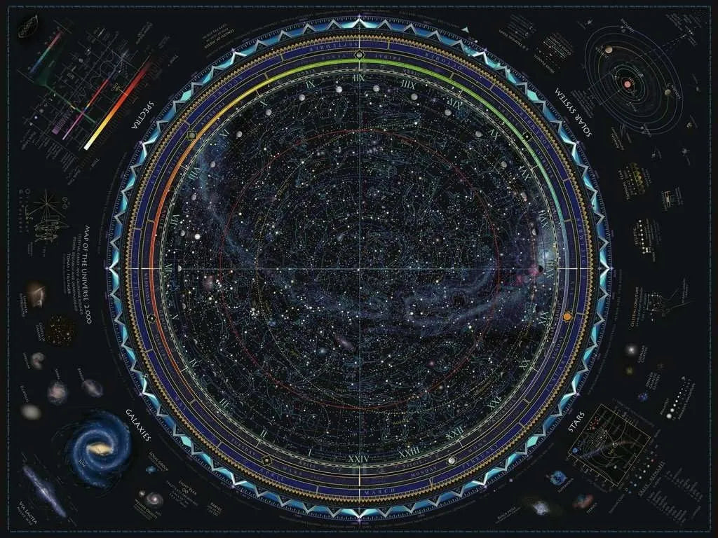 Ravensburger Puzzle 1500 Pzs Map Of The Universe 12000703