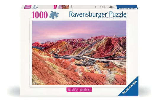 Ravensburger Puzzle 1000 Rainbow Mountains, China 12000252