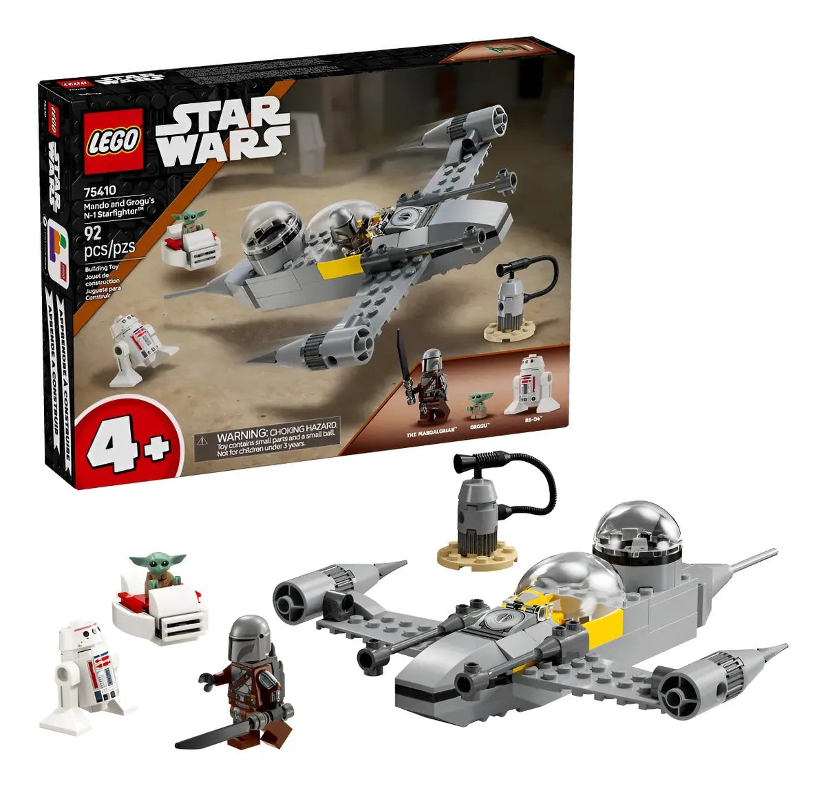 Lego Star Wars Caza Estelar N-1 De Mando Y Grogu 75410