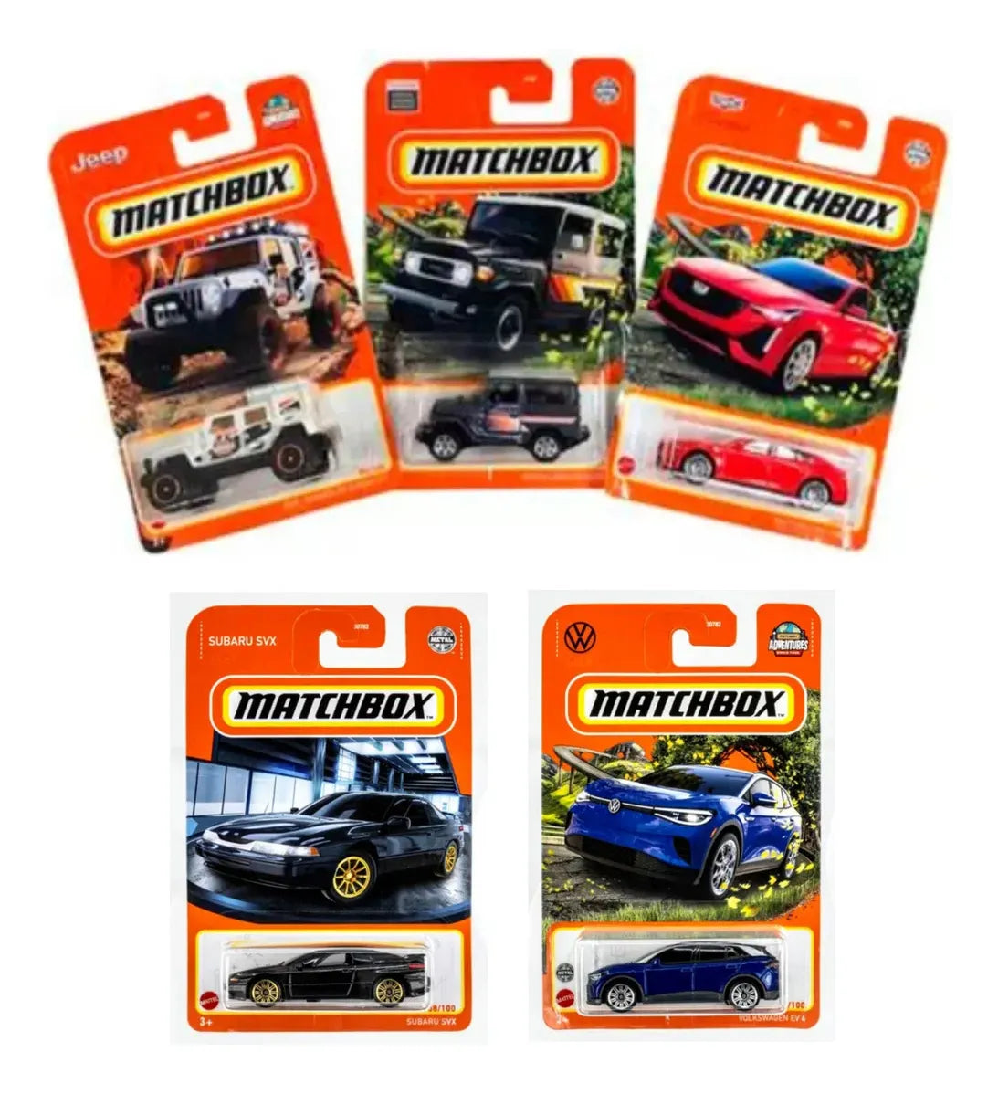 Matchbox Caja X72 Autos Individuales 30782 Mattel