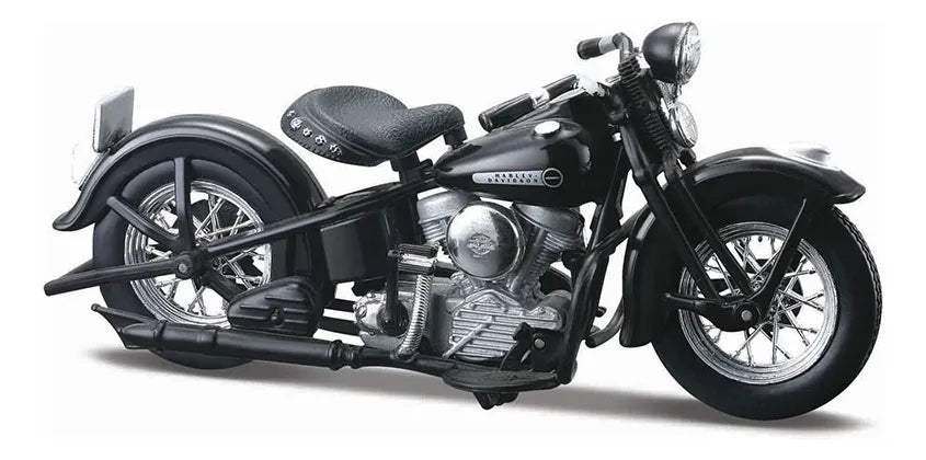 Maisto 1:18 Moto Harley Davidson Duo Década 1940 37301 Verde