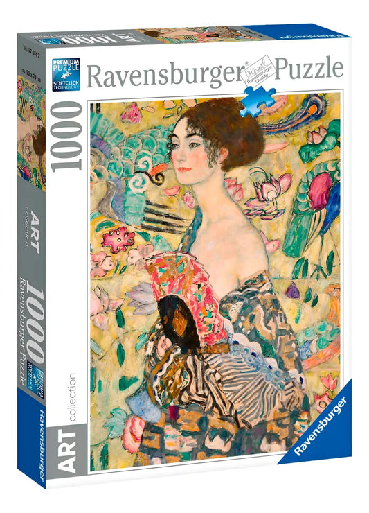 Ravensburger Puzzle 1000 Pzs Klimt: Lady With Fan 12001132