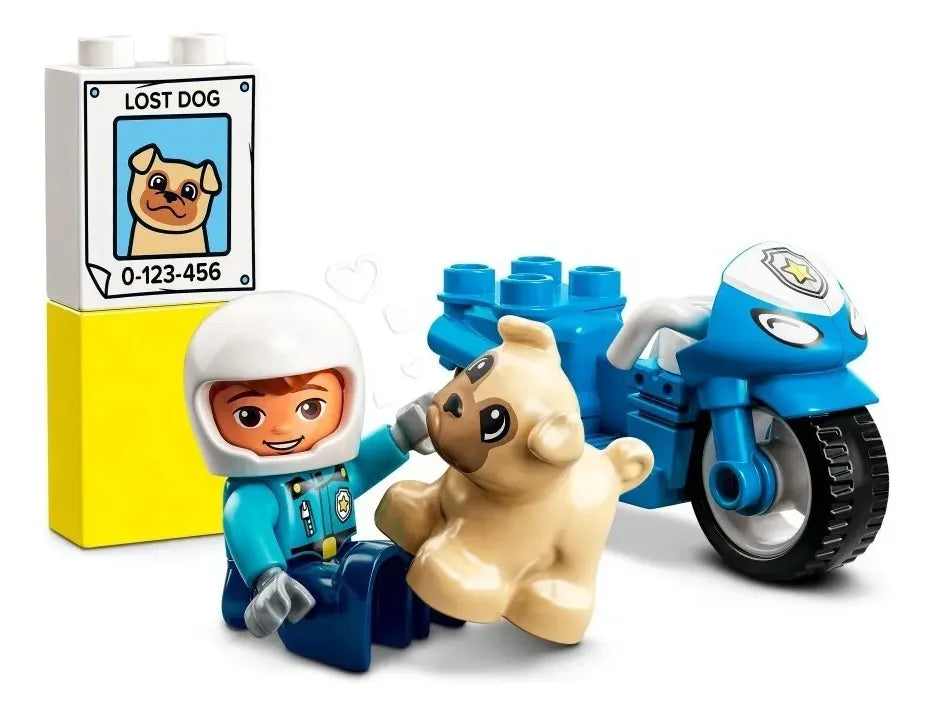 Lego Duplo Moto De Policia 10967 5
