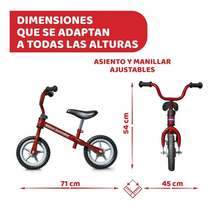 Chicco Primera Bicicleta Equilibrio Red Bullet 17161 Rojo