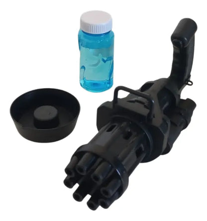 Pistola Burbujero Mini 8 Agujeros A Pila Negro Kb47 Negro