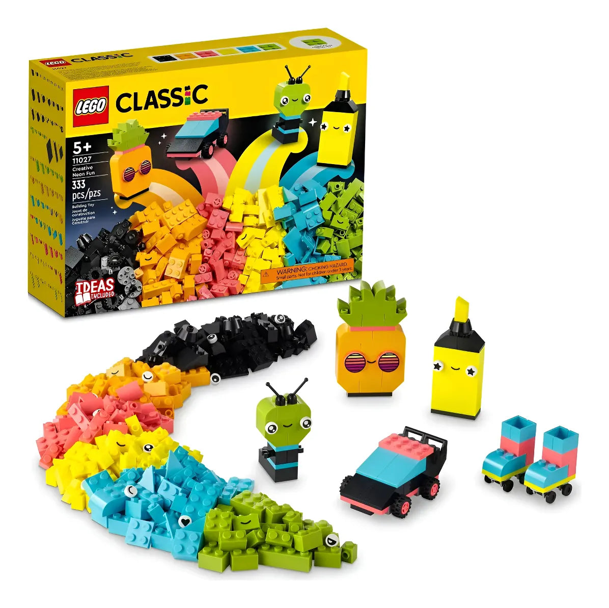 Lego Classic Creative Neon Fun Creative Brick Box Set 11027