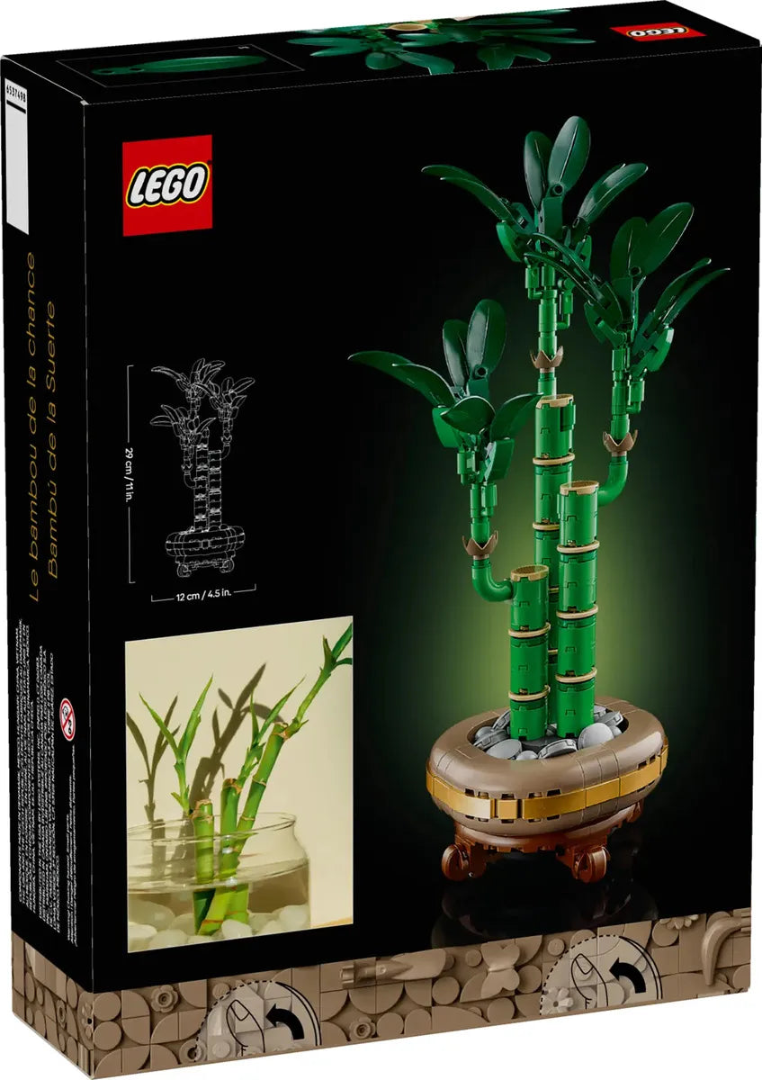 Lego Botanicals Bambú De La Suerte 10344 325 Flores