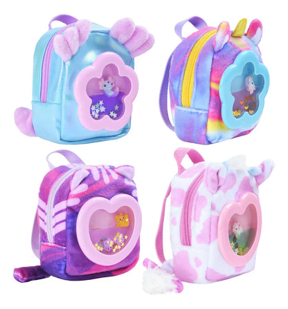 Real Littles Kit X4 Mini Bags Liquid Charms Coleccionable