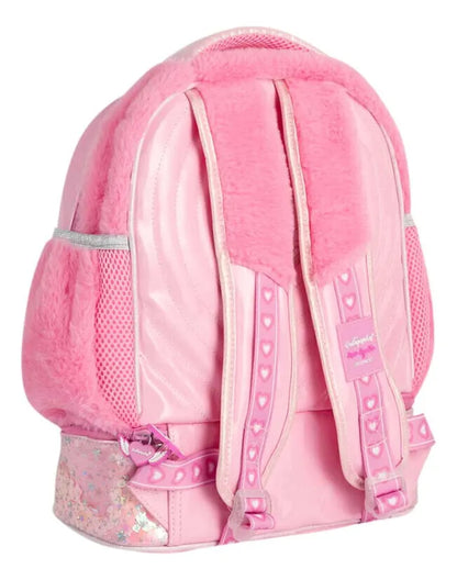 Mochila Escolar Corazon Rosa Kl1214 Shine Rosa
