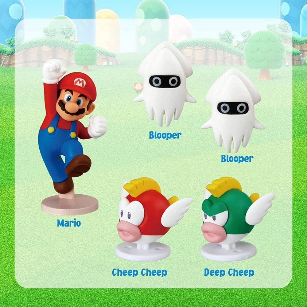 Super Mario Juego De Equilibrio Escenario Submarino 7392
