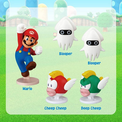 Super Mario Juego De Equilibrio Escenario Submarino 7392