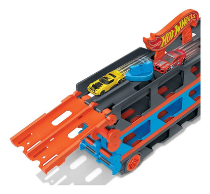Hot Wheels City Camion Con Pista De Carreras Gvg37 Multicolour