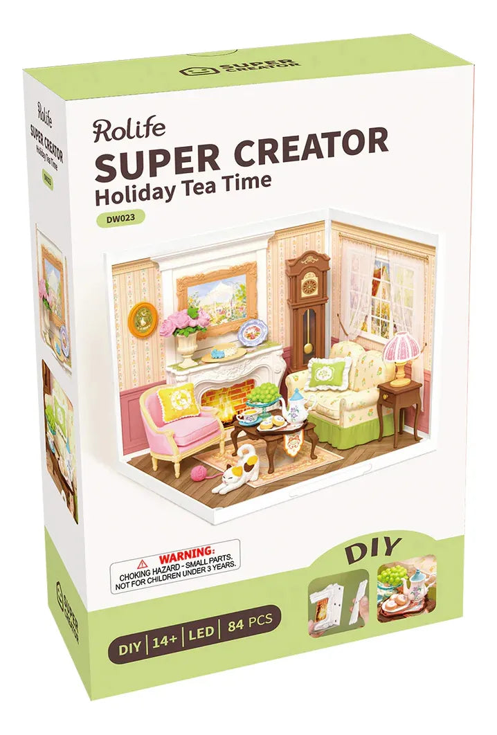 Robotime Rolife Puzzle 3d Holiday Tea Time Dw023