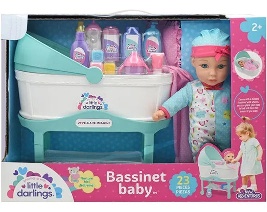 New Adventure Muñeca Con Cuna Y Accesorios 4137