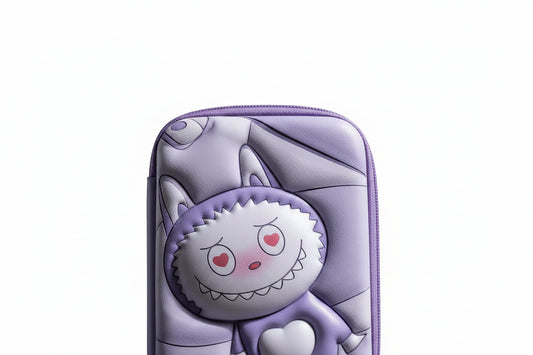 Cartuchera 3d Labubu Violeta Kl1327 Shine Violeta