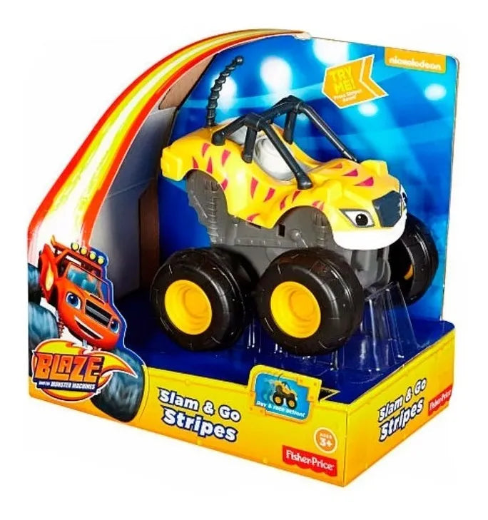 Fisher Price Blaze Slam N Go Cgk22 Amarillo E. Full