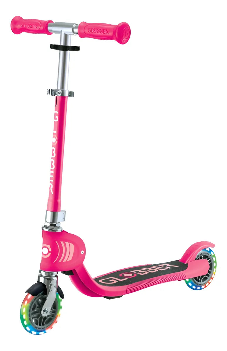 Globber Monopatín Flow Plegable Junior Lights Fucsia 870-102 Fuchsia