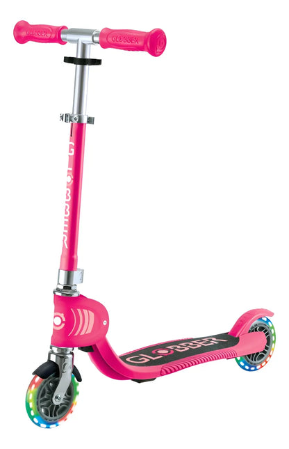Globber Monopatín Flow Plegable Junior Lights Fucsia 870-102 Fuchsia
