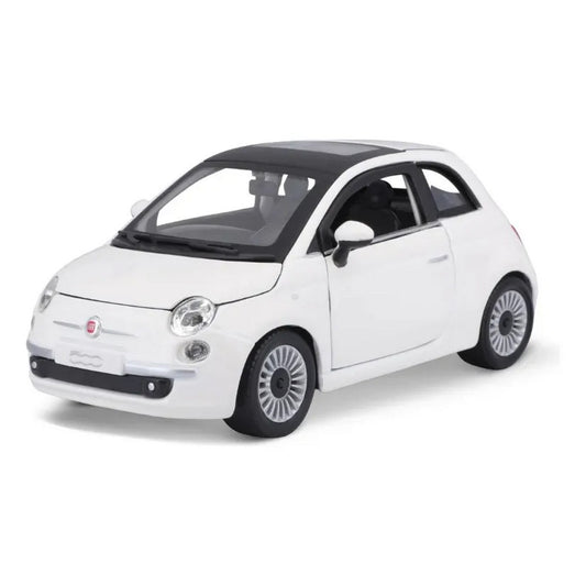 Bburago Escala 1:24 Fiat 500 Blanco 18-22106