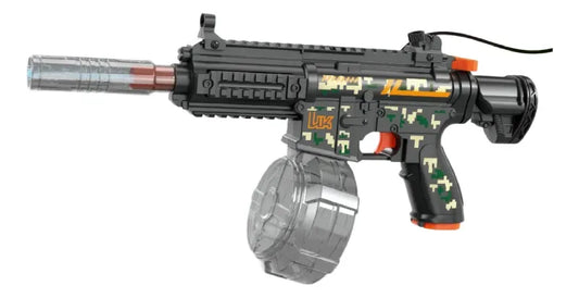 Pistola De Agua Mini M416 Recargable Kb1356 Shine Negro