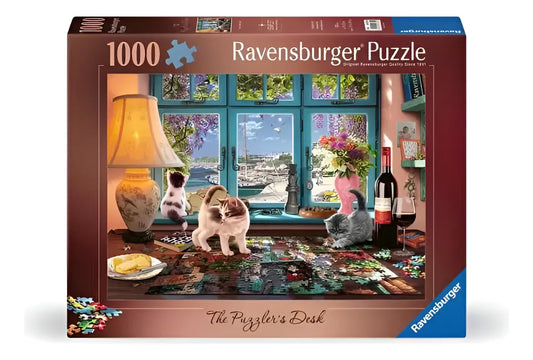 Ravensburger Puzzle 1000 Pzs The Puzzler's Desk 12000330