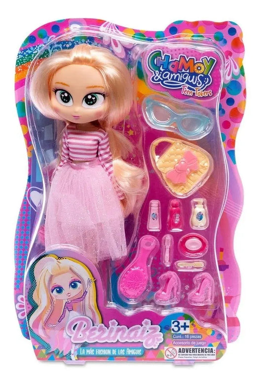 Juguete Muñeca Berinaiz Teen Tokers Chamoy Y Amiguis Distroller