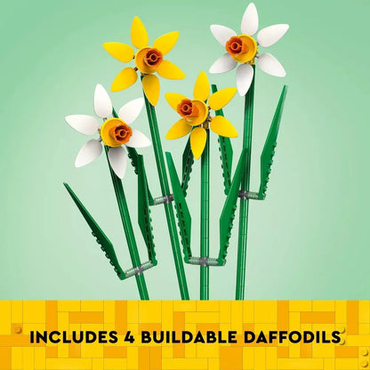 Lego Daffodils Narcisos Amarillos Y Blancos 216 Pzs 40747
