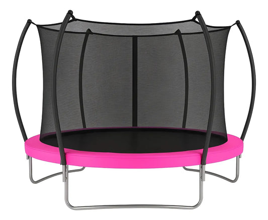 Cama Elástica Trampolin 244 Cm Rosa Tr-08ft Sdt-0803hi Negro Rosa