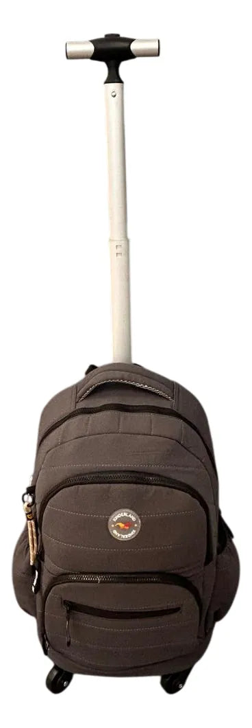 Mochila Carrito Escolar 18 Pulgadas Sl2501g Kinderland Gris