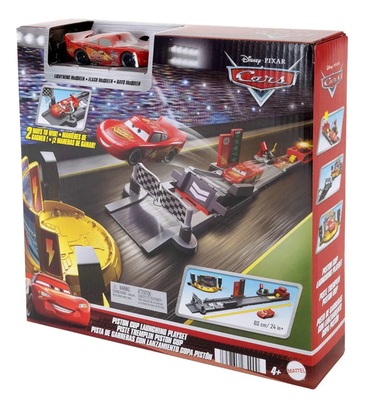 Disney Pixar Pista De Acrobacias Y Saltos Copa Pistón Jdj02 Rayo Mcqueen