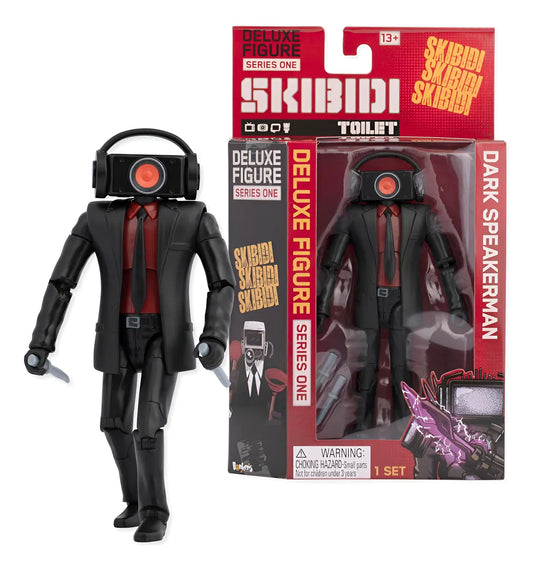 Skibidi Toilet Figura Deluxe 1380 Dark Speakerman 1383