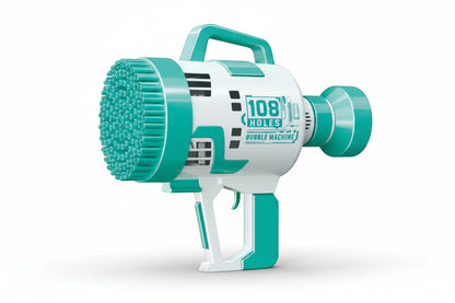 Pistola Burbujero Recargable Con Luces Automática Kb1142 Azul Shine