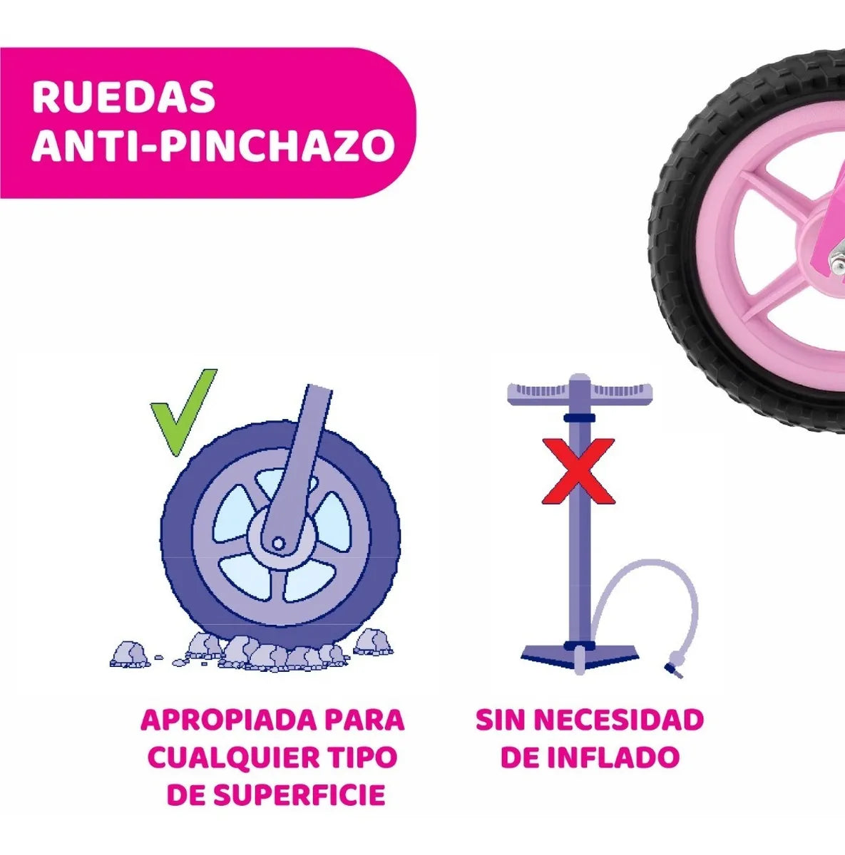 Chicco Primera Bicicleta Equilibrio Pink Arrow 1716 Rosa