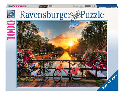 Ravensburger Puzzle 1000 Pzs Bicycles In Amsterdam 12000662
