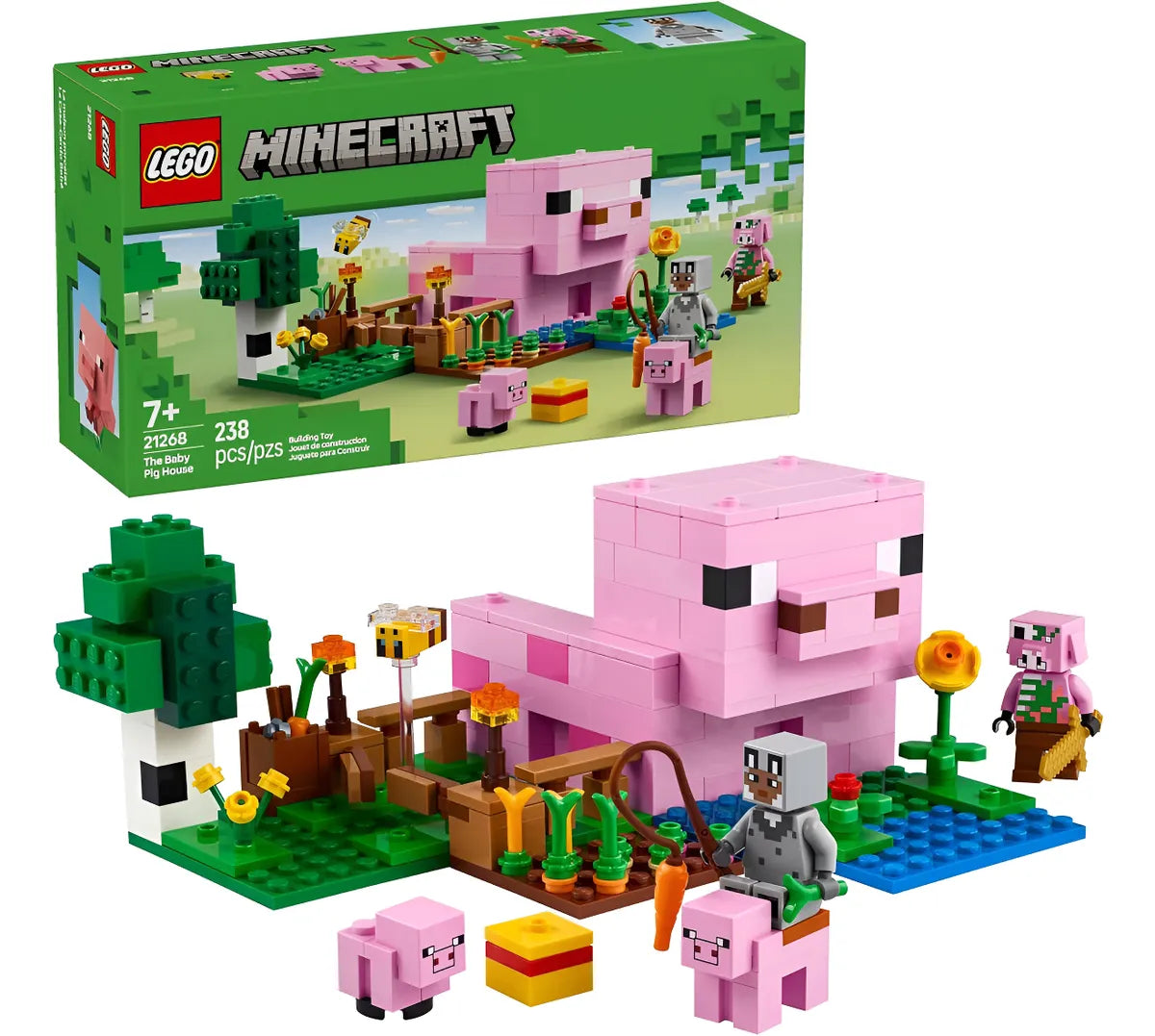 Lego Minecraft La Casa De Cerdito Bebe 21268 238