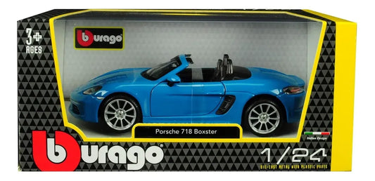 Bburago 1:24 Porsche 718 Boxster Azul Claro 18-21087
