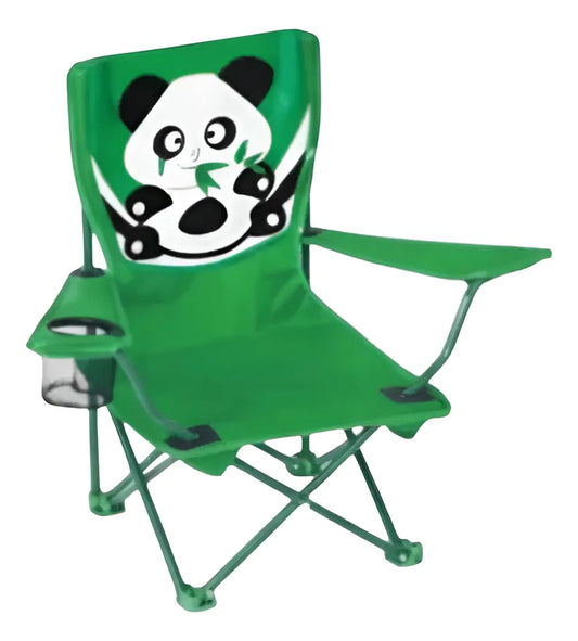 Silla De Playa Plegable Con Portavaso Y Funda Sl6309 Shine Verde