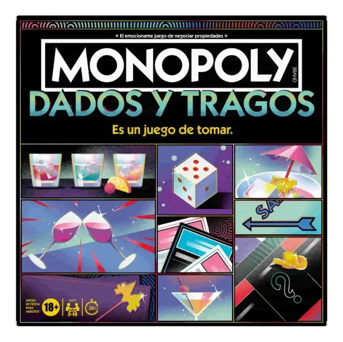 Hasbro Family Monopoly Fiesta Board Crawl G2226