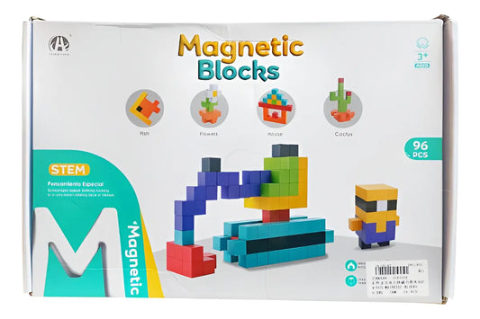 Bloques Cubos Stem Magnéticos Magnetic Blocks Shine 2886644 96