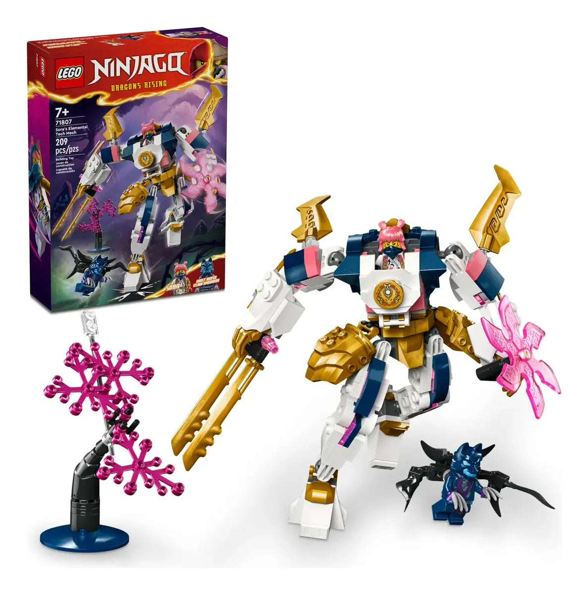 Lego Ninjago Sora's Elemental Tech Mech 71807 209 Lego Ninjago