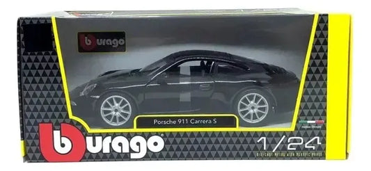 Bburago 1:24 Porsche 911 Carrera S Negro 18-21065
